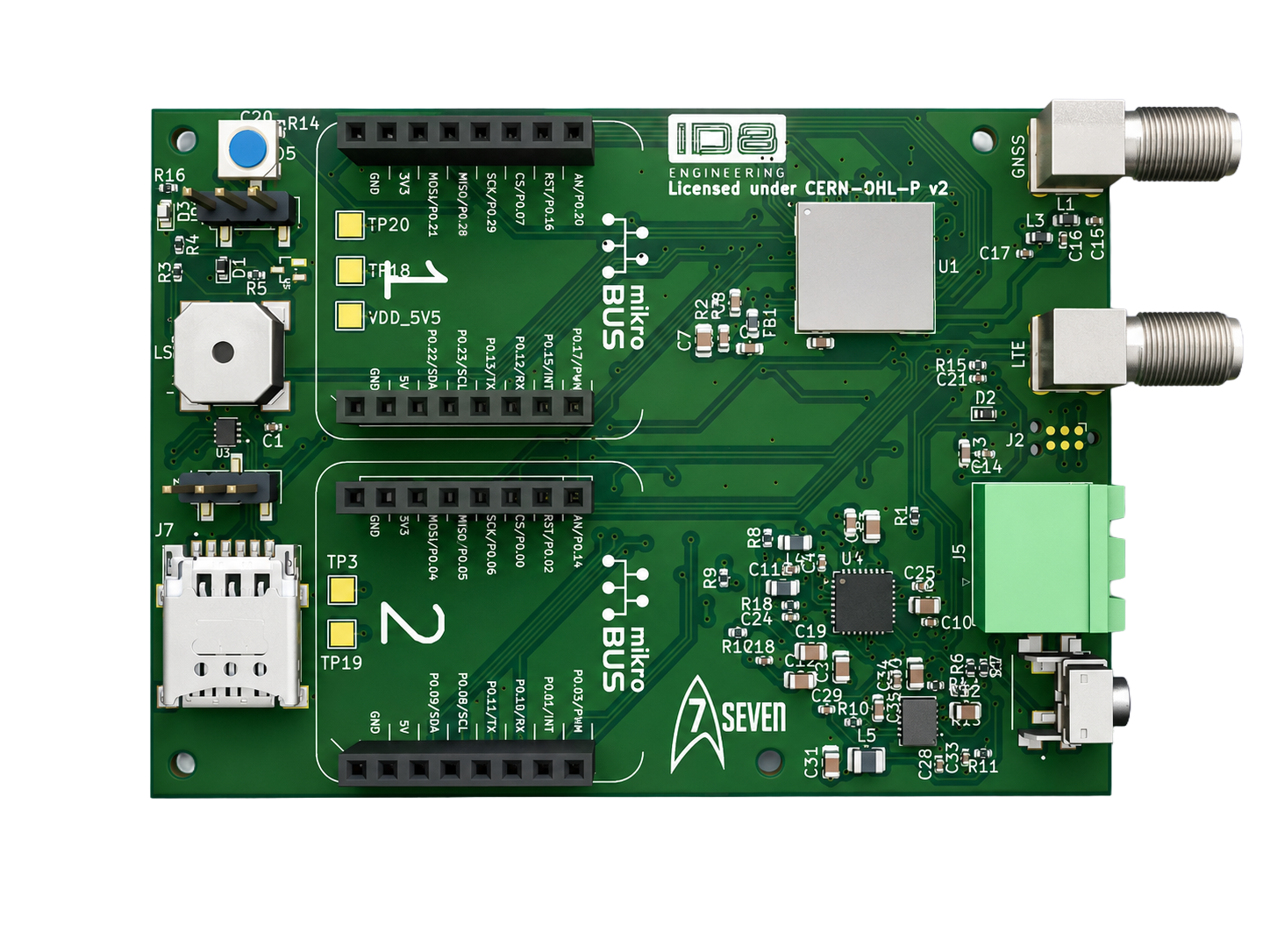 Seven nRF9151 Development Board